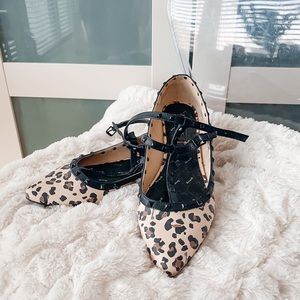 Betsey Johnson Betseyville Leopard Flats